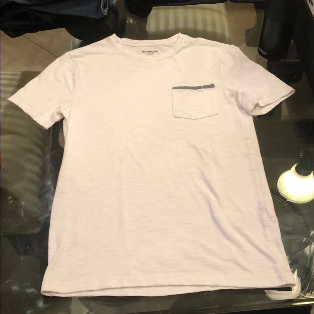 Men White express t-shirt XS